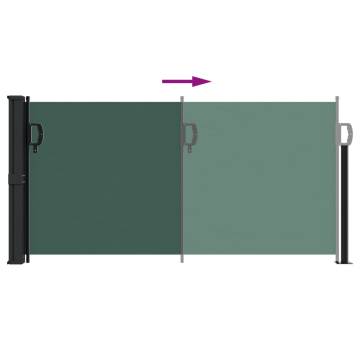 Retractable Side Awning Dark Green 100x500 cm | HipoMarket