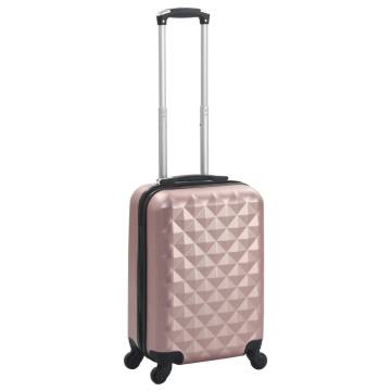 Hardcase Trolley Rose Gold ABS - Stylish & Durable Luggage