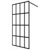 Walk-in Shower Screen 140x195 cm | Clear Tempered Glass