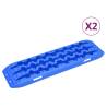 Traction Boards 2 pcs Blue 106x30.5x7 cm Nylon Colour blue 