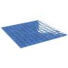 Mosaic Tiles 11 pcs Blue 30x30 cm Glass - Hipomarket