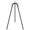 Freestanding Black Iron Saddle Rack - 3 Legged Design