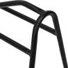 Freestanding Black Iron Saddle Rack - 3 Legged Design