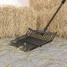 Durable 14-Tine Pitchfork Head - Black Steel for Farm Use