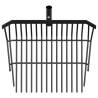 Durable 14-Tine Pitchfork Head - Black Steel for Farm Use