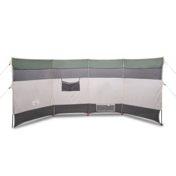 Camping Windbreak Green 366x152 cm - Waterproof & Portable