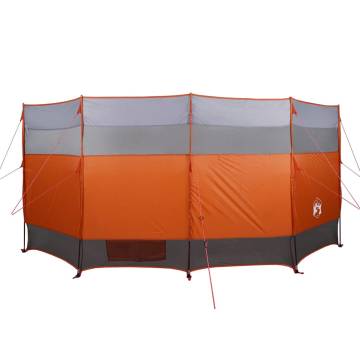 Camping Windbreak Orange 366x152 cm - Waterproof & Durable