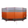 Camping Windbreak Orange 366x152 cm - Waterproof & Durable