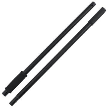 Durable 18-Tine Black Steel Pitchfork for Farm & Garden Use