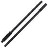 Durable 18-Tine Black Steel Pitchfork for Farm & Garden Use