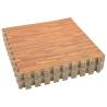 12 pcs EVA Foam Floor Mats - Wood Grain Design | HipoMarket