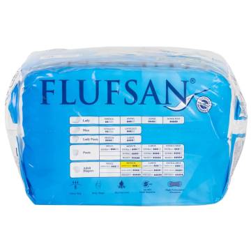 Flufsan Adult Diapers Disposable M - 15 pcs | Hipomarket