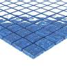 Mosaic Tiles 11 pcs Blue 30x30 cm Glass - Hipomarket