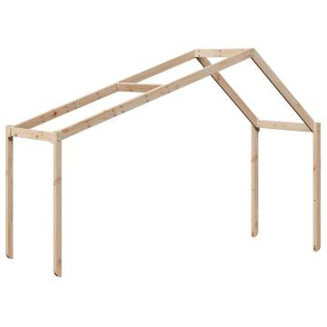 Kids' Bed Roof - Fun Solid Wood Pine Frame | HipoMarket