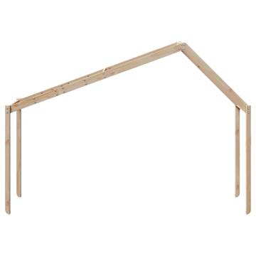 Kids' Bed Roof - Fun Solid Wood Pine Frame | HipoMarket