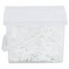 Braiding Bands for Horse - 2500 pcs White Silicone