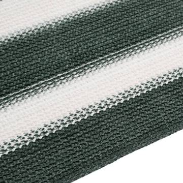 Privacy Net Green & White 1.5x10m | HDPE Garden Shade