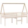 Kids' Bed Roof - Fun & Durable Pinewood 199x80.5x88 cm