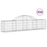 Arched Gabion Baskets 50 pcs - Durable Garden Barriers