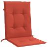 Lowback Chair Cushions 4 pcs Melange Red - Comfort & Style