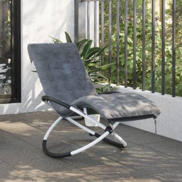 Sun Lounger Cushion Grey - Comfortable & Stylish Outdoor Seating