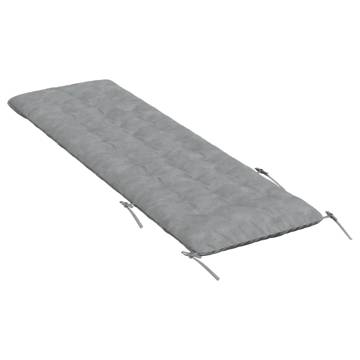 Sun Lounger Cushion Grey - Comfortable & Stylish Outdoor Seating