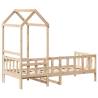 Day Bed with Roof 90x200 cm - Solid Wood Pine | Hipo Market