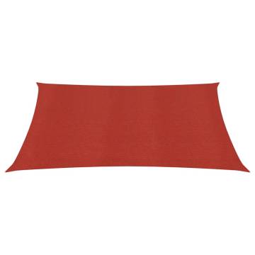 Sunshade Sail 3x3m Red | UV & Mould Resistant Shelter