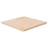 Square Table Top 50x50x2.5 cm Untreated Solid Wood Oak Colour natural Size 50 x 50 x 2.5 cm Quantity in Package 1 