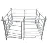 4-Panel Galvanised Steel Sheep Pen - Durable & Secure