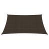 Sunshade Sail 160 g/m² Brown 2x2.5 m - HDPE Outdoor Shade