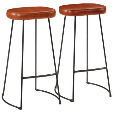 Gavin Bar Stools - 2 pcs Retro Design | HipoMarket UK