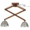 Vintage Silver Ceiling Lamp 25W | Industrial Style Lighting