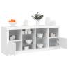 Sideboard with LED Lights White 163x37x67 cm Colour white Quantity in Package 1 