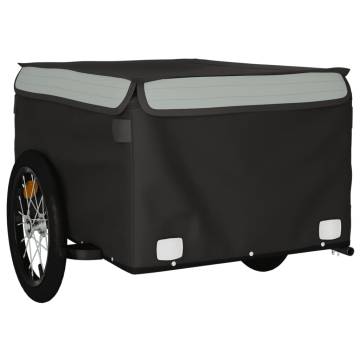 Sturdy Bike Trailer - Black & Grey 45 kg Load Capacity