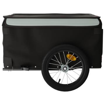 Sturdy Bike Trailer - Black & Grey 45 kg Load Capacity