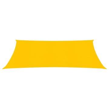 Buy Yellow Rectangular Sunshade Sail 5x7m | HDPE 160 g/m²