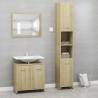 Stylish 3 Piece Bathroom Furniture Set in Sonoma Oak