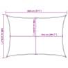 Light Grey Sun Shade Sail 8x6m - Durable & UV Resistant