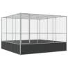 Aviary Silver 311x307x212 cm Steel - Safe & Spacious Home