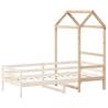 Kids' Bed Roof - Solid Pine Wood | Fun Indoor Playground