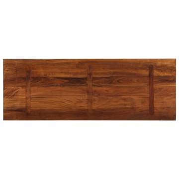 Rectangular Solid Wood Table Top 140x50 cm - Reclaimed