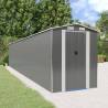 Light Grey Galvanised Steel Garden Shed | 192x1021x223 cm