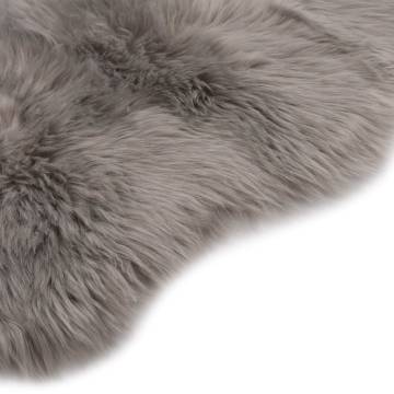 Cozy Faux Sheep Leather Rug 60x90 cm in Light Grey | HipoMarket