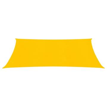 Sunshade Sail Yellow 2.5x3.5m - UV & Mould Resistant