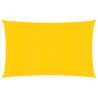 Sunshade Sail 160 g/m² Rectangular Yellow 6x8 m - HDPE