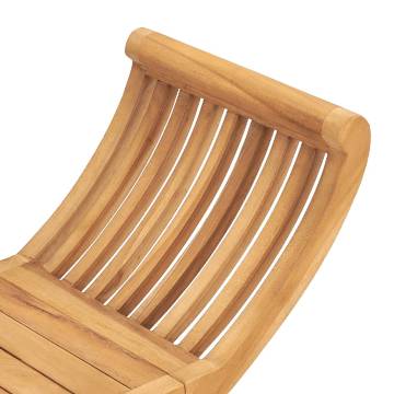 Garden Bench 160 cm Solid Teak Wood - Stylish Outdoor Seating