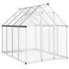 Silver Greenhouse with Base Frame - 224x169x195 cm