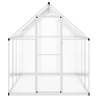 Silver Greenhouse with Base Frame - 224x169x195 cm