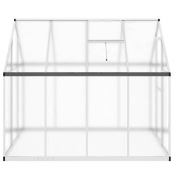 Silver Greenhouse with Base Frame - 224x169x195 cm